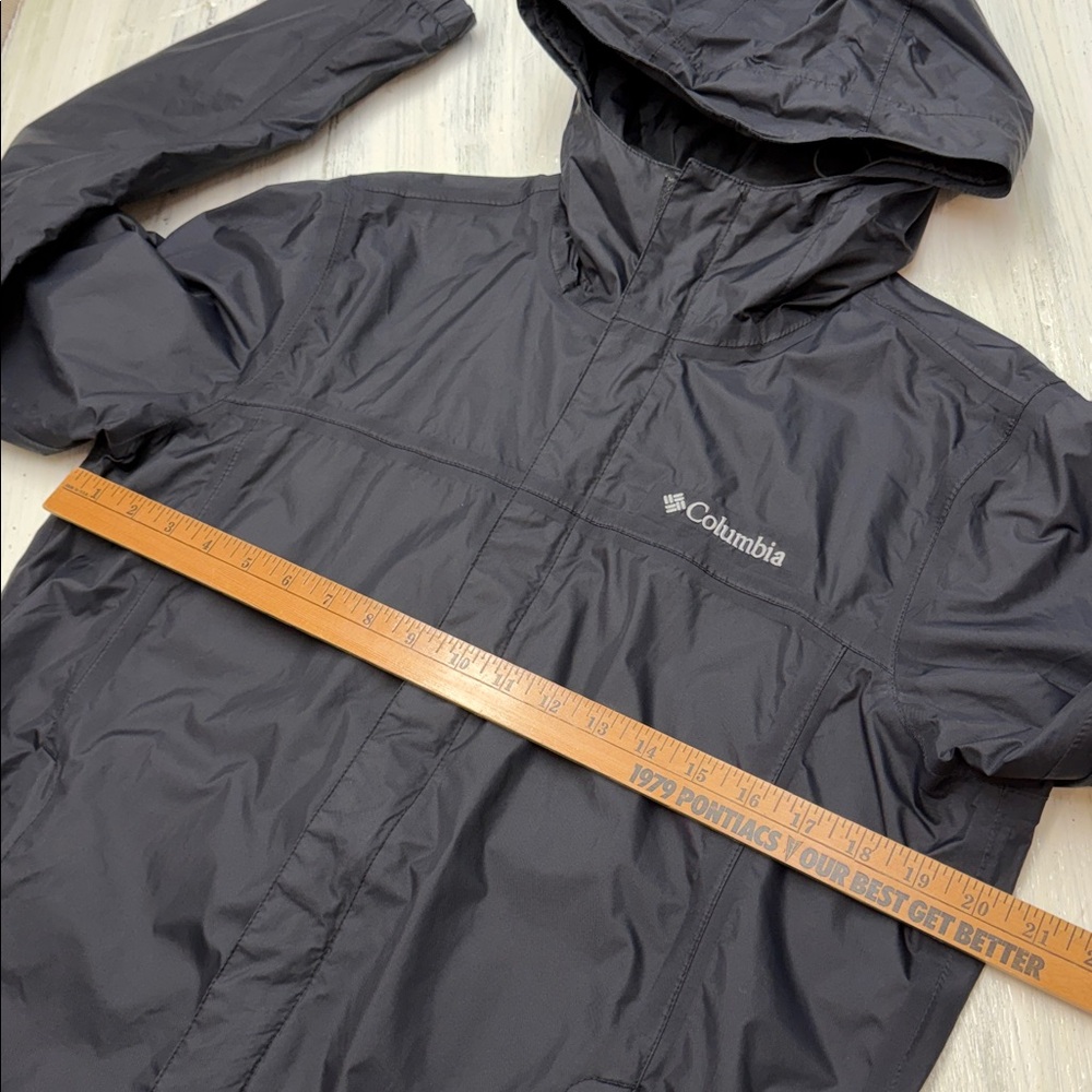 Columbia Men's Watertight™ II Black Hooded Utility Rain Jacket Sz S - Picture 5 of 13